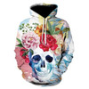 Skull Hoodie <br/> Flower Skull Hoodie <br/> Flower