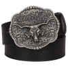 Skull Belt Buckle <br> Cow Skull Belt Buckle <br> Cow