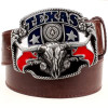 Skull Belt Buckle <br> Texas Skull Belt Buckle <br> Texas
