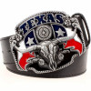 Skull Belt Buckle <br> Texas Skull Belt Buckle <br> Texas