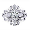 Skull Ring <br/> Secret Engagement Heart
