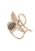Honey Bee 22ct Rose Gold Adjustable Cocktail Ring