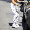 Tie Dye Gray Camo Harem High Waist Sweatpants
