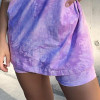 Tie Dye Printed Short Sleeve Oversized Tshirt