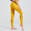 High Waist Hollow Out Seamless Yoga Booty Athletic Tights Pants
