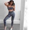 Seamless  Leggings High waist Scrunch Booty Workout Set