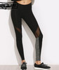 Women's Plus size Black Yoga Pants For Jogging