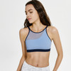 High Neck gym Crop Top Tank breathable sports bra