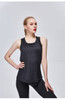 Sexy Backless  Vest Quick Dry Loose Sport Tank Top Running Training T Shirt