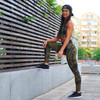 Camouflage stripe fashion legging for women