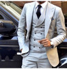 Men's Double Breasted 3 Piece Suit Up To 6XL