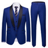 Men's Color Matching 3pcs Suit Up To 4XL In 8 Colors!