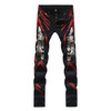 Men's Leopard Type Printed Men's Fashion Design Jeans