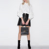 Andy White Ruffle Sleeve Blouse