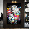 Graffiti Art Marilyn Monroe Art Oil Painting