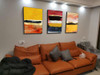 Modern Abstract Multicolored Canvas handmade Painting