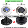 12Pcs LED Solar Power Waterproof Garden Lights for Outdoor