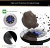 12Pcs LED Solar Power Waterproof Garden Lights for Outdoor