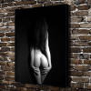 Black and White Sexy Nude Women in Canvas