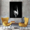 Black and White Sexy Nude Women in Canvas