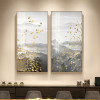 Golden Butterfly Painting Art
