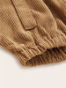 Zip Up Hooded Corduroy Jacket