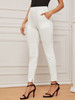 Elastic Waist Split Hem Pants