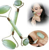 Double Green Jade Roller Facial Roller - Face Neck Lift