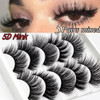 5 pairs 5D Mink Eyelashes Extension