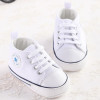 Newborn canvas baby shoes toddler girls boys Moccasins soft sole Classic Sports Sneakers brand Football Shoes for first walker
