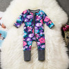Newborn Baby Rompers Girl Boy Jumpsuits Little Baby Party Wear Toddler One Year Outfits Floral Playsuit Infant Bebes Clothing