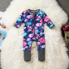 Newborn Baby Rompers Girl Boy Jumpsuits Little Baby Party Wear Toddler One Year Outfits Floral Playsuit Infant Bebes Clothing