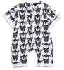 Newborn Baby Kids Boy Girl Cartoon Monkey Romper Clothes Short Sleeve Bebes Infant Jumpsuit One Pieces Outfits Clothing