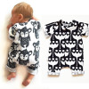 Newborn Baby Kids Boy Girl Cartoon Monkey Romper Clothes Short Sleeve Bebes Infant Jumpsuit One Pieces Outfits Clothing