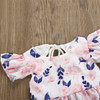 Newborn Baby Girls fLORAL Party Princess Pageant Wedding Tutu Kids Toddler Flower Dress