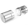 2Pcs Stainless Steel Manual Salt Pepper Mill Grinder Seasoning Home Kitchen Tools Grinding for Cooking Meat Restaurants