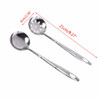 2Pcs Stainless Steel Large Soup Spoon Ladle Skimmer Colander Filter Kitchen Tool #20/8