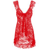 2pcs Sexy Women Lady Lace Lingerie Babydoll Chemise Dress Ladies Sleepwear Set