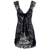 2pcs Sexy Women Lady Lace Lingerie Babydoll Chemise Dress Ladies Sleepwear Set