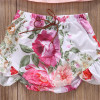 2pcs Newborn Infant Baby Girls Summer Outfits Clothes T-shirt Tops Floral Pants