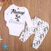 2Pcs Newborn Baby Clothing Cute Toddler Baby Infant Unicorn Romper + Long Pants Outfits Clothes Set