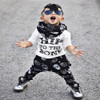 2pcs Kids Rock Street Style Clothing set Toddler Baby Boy T-shirt Tops+Pants Summer Casual Outfits Clothing Set 2pcs Kids Rock Street Style Clothing set Toddler Baby Boy T-shirt Tops+Pants Summer Casual Outfits Clothing Set