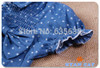 2Pcs Kids Clothing set Baby Girls Dress + Top Summer Beach Denim Waistcoat Outfits