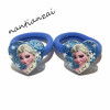 2PCS Girls Cartoon Hair Accessories Elsa Anna Princess Hair bands Acrylic Hair rope Hair ring Children Head wear Party Gifts