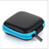 2Pcs Headphones Earphone Cable Earbuds Storage Hard Case Carrying Pouch bag SD Card Hold box