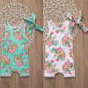 2Pcs Floral set 2017 Summer Baby Girls Jumpsuit Sleeveless Floral Romper Clothes Outfit 2Pcs Floral set 2017 Summer Baby Girls Jumpsuit Sleeveless Floral Romper Clothes Outfit