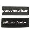 2Pcs Custom Dog k9 Pet Harness Collar Label Personalize SERVICE Dog DIY Name Police k9 Pets Dog Harness Vest Label Sticker