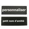 2Pcs Custom Dog k9 Pet Harness Collar Label Personalize SERVICE Dog DIY Name Police k9 Pets Dog Harness Vest Label Sticker