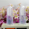 2Pcs Baby Toothbrush With Case Dust Shield Infant Soft Safe Silicone Finger Teeth Rubber Clean Massager Training Brush Set