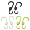 2pcs Baby Stroller Rotatable Hook Stroller Shopping Hook Clips Pram Accessories Double Hung Hook For Cart Carriages Wheelchairs